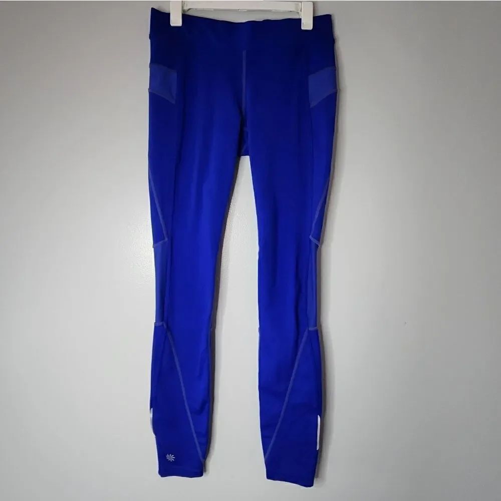 ATHLETA Women's XS Leggings Yoga Pants Jogger Homestretch Run Tight Blue